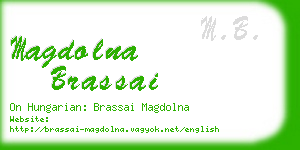 magdolna brassai business card